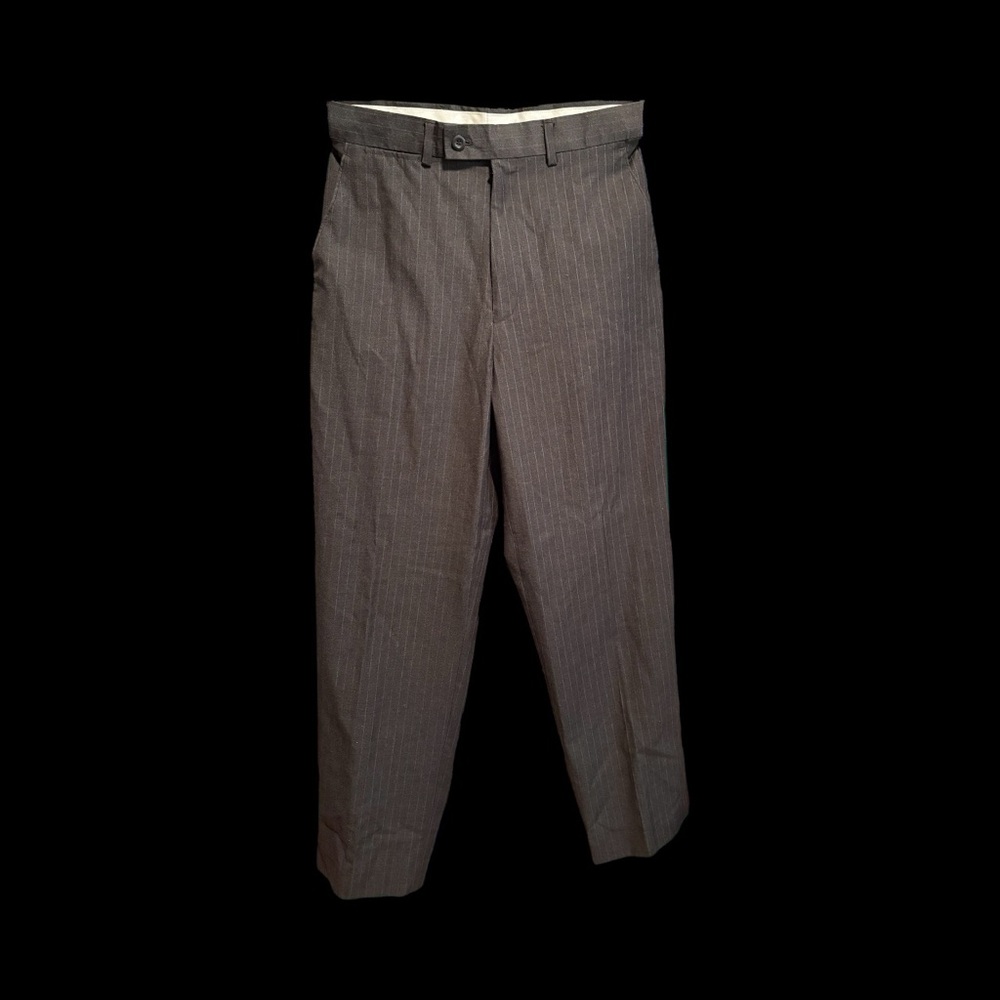 Louis Raphael Men’s Charcoal Pinstripe Dress Pants EUC